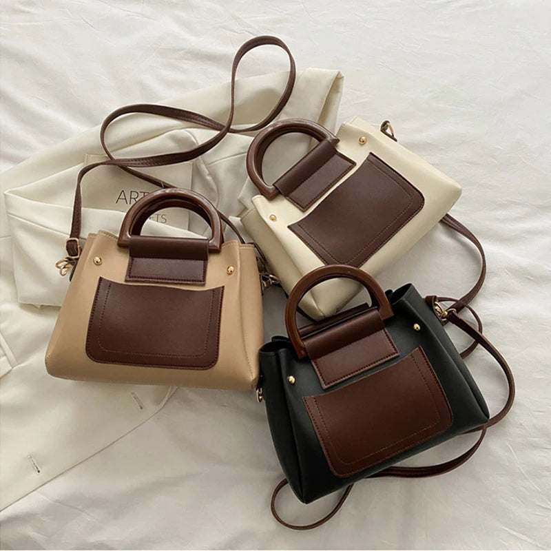 Retro One-shoulder Messenger Bag with Large Capacity