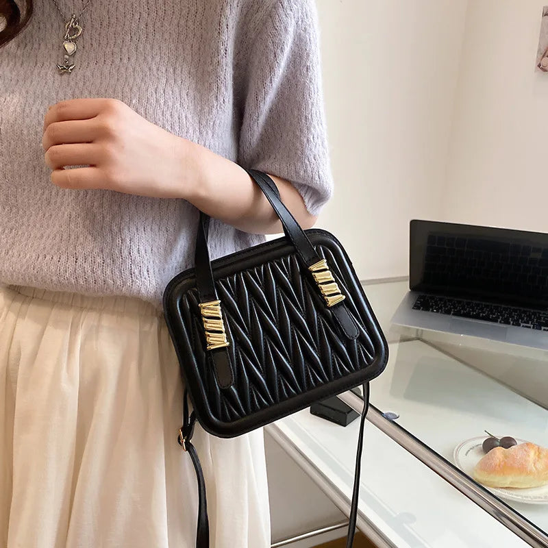 Retro Small Crossbody Bag Handbag Biscuit Bag
