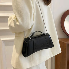 Vintage Snake Pattern Totes Bag with Chain Handbag