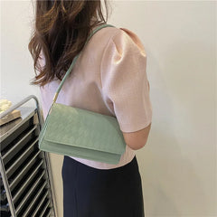 Embroidered Retro Square Bag One-shoulder Small Bag