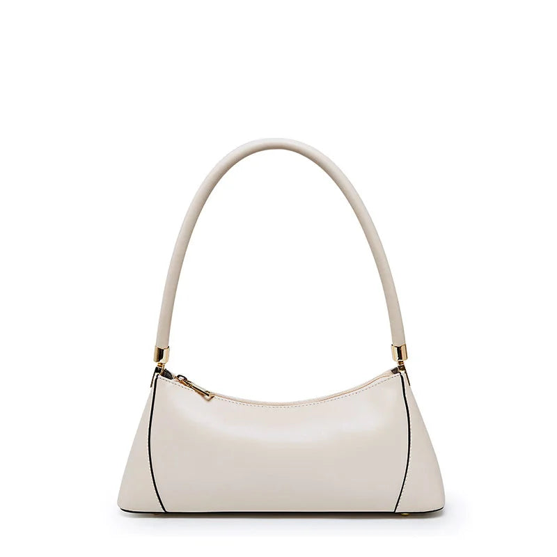 Retro Solid Leather Underarm Shoulder Bag for Women Trends