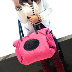 Retro Space Cotton Bale Handbag Shoulder Crossbody Bag