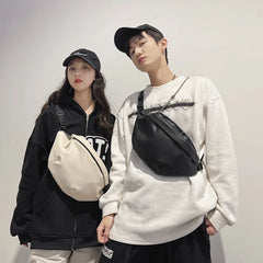 Retro Sports Waist Bag Women's Shoulder Crossbody Bag Handbag Purse