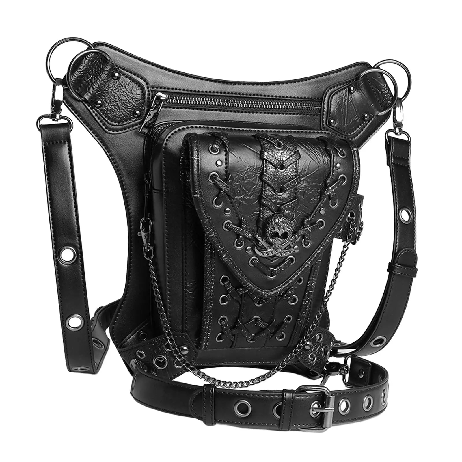 Punk Waist Bag Multifunction leg case Pack for Travel