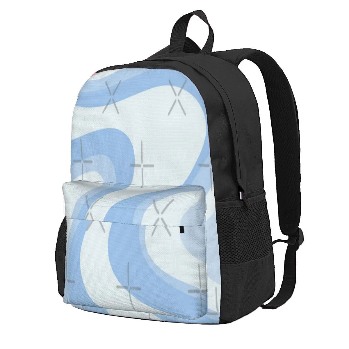 Retro Swirls Powder Abstract Backpacks Men's Backpacks Bags For Women