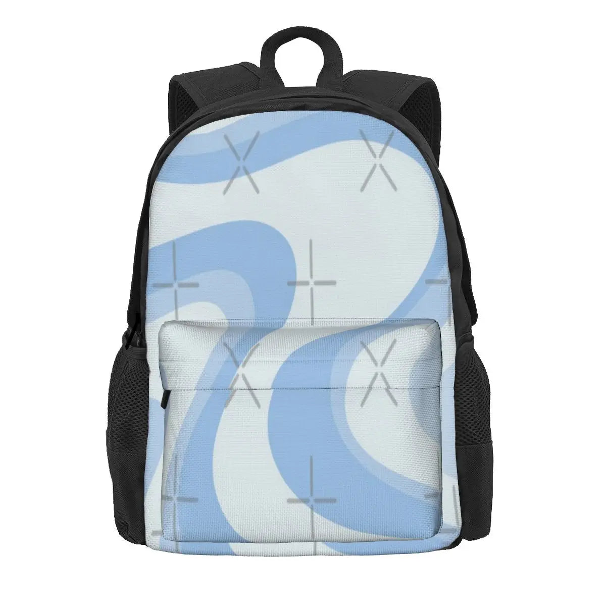 Retro Swirls Powder Abstract Backpacks Men's Backpacks Bags For Women