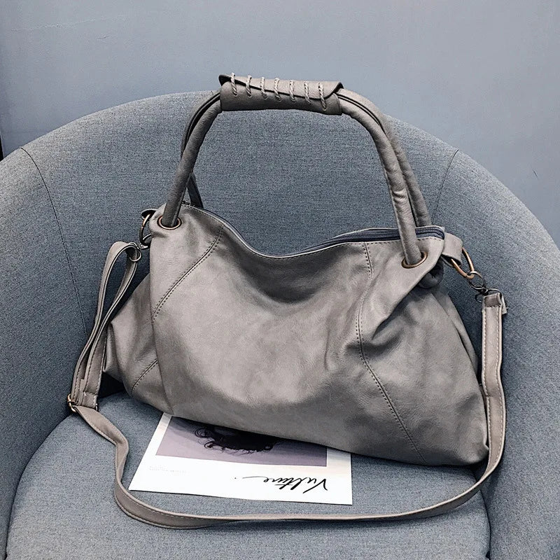 Skew Leisure Dumpling Bag Soft Leather Shoulder Bag Large Capacity Crossbody Bag