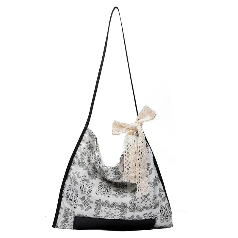 Retro Totem Folk-custom Canvas Shoulder Bags for Women