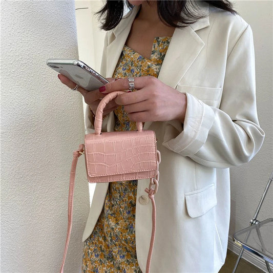Retro Women Shoulder Bags Leather Chain Mini Purses Handbag Shopping Bag