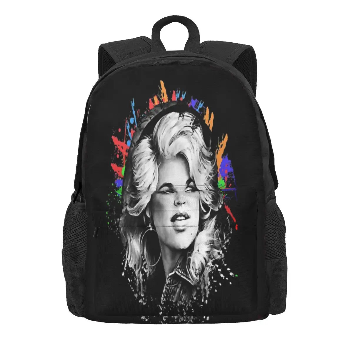 Vintage Dolly Parton's Backpack Men's Women's Unisex Anime Backpack Female Bag