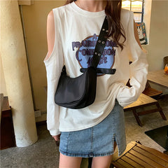 Retro Women Nylon Shoulder Messenger Bags Small Purse Handbags