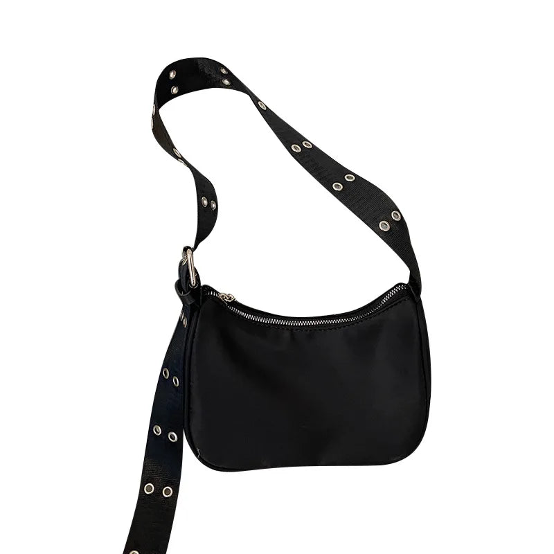 Retro Women Nylon Shoulder Messenger Bags Small Purse Handbags