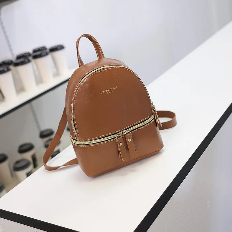 Retro Women's Backpack School Bag for Teenager Girls Shoulder Bookbag Travel
