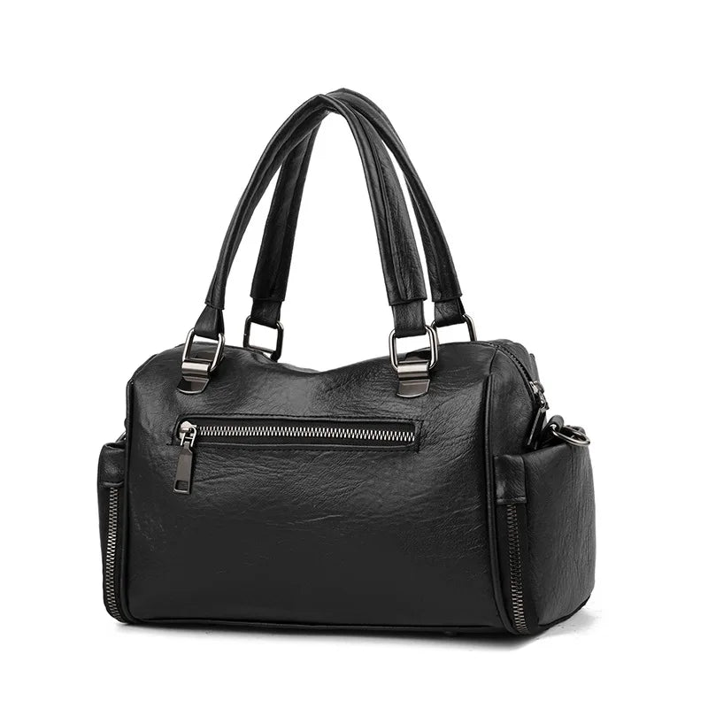 Women's Large-capacity Soft Leather Bag
