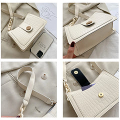 Retro Women's Chain Small Shoulder Bag PU Leather Armpit Bag Tote Purse Handbags