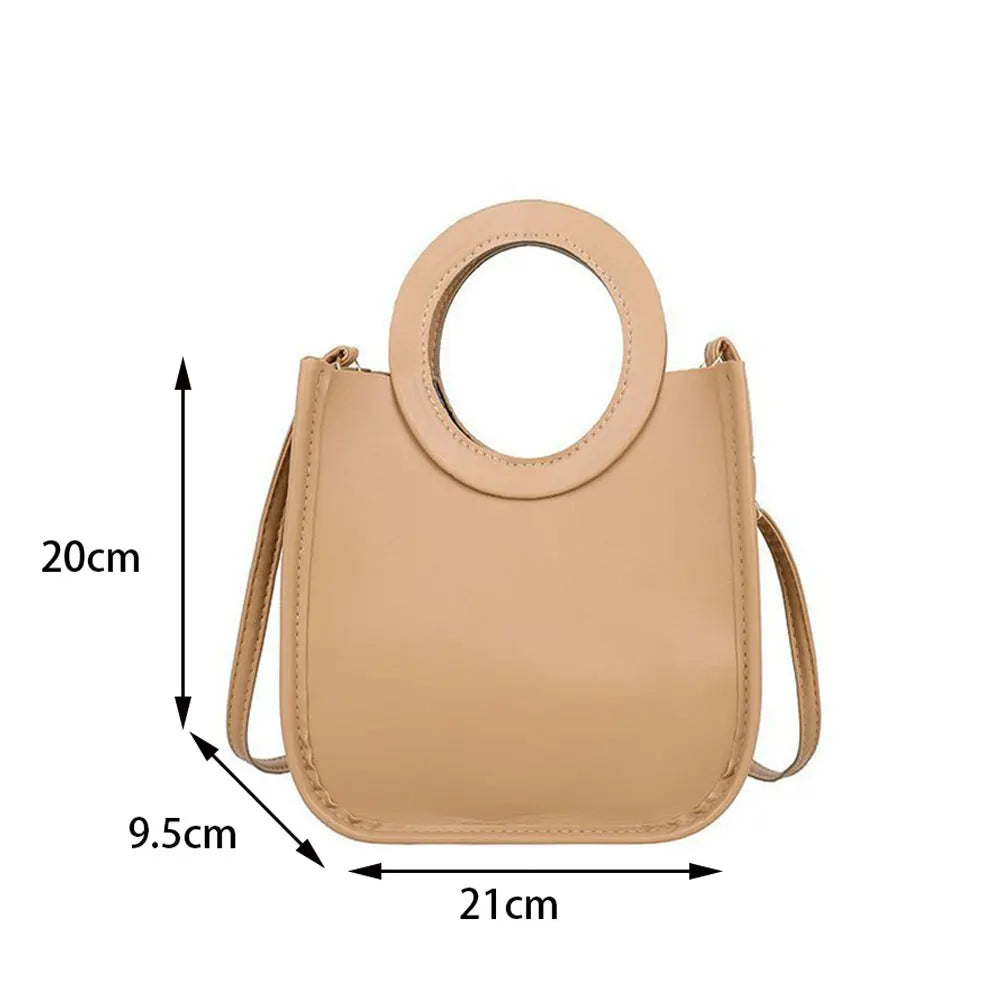 Retro Women's Shoulder Bag Crossbody Bucket Handbag