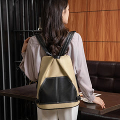 Women's Vintage Leather Travel Backpack