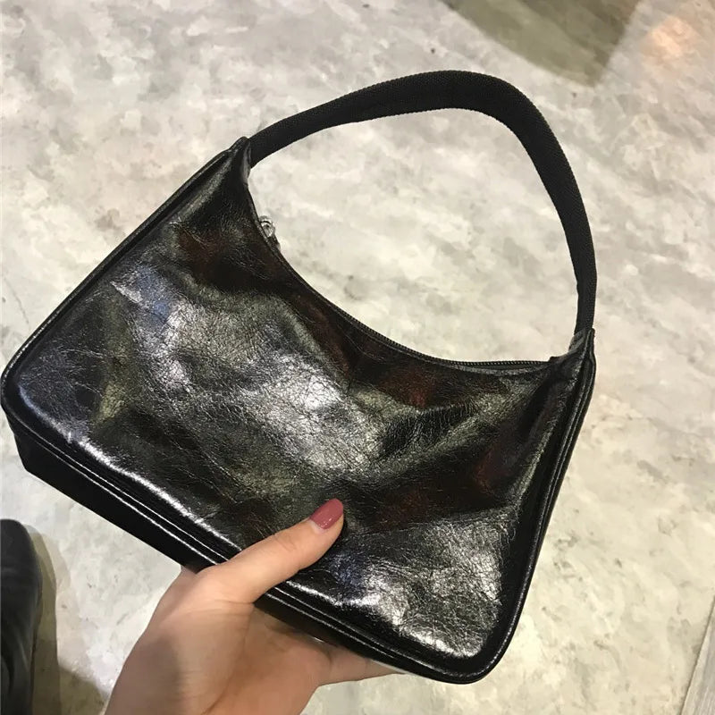 Retro Hobo Bag Women Messenger Handbags Casual Solid Shoulder Bags for Women