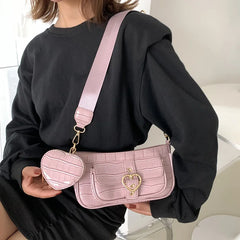 Stone Love Mahjong Bag - Casual Shoulder Messenger Bag for Autumn 2021
