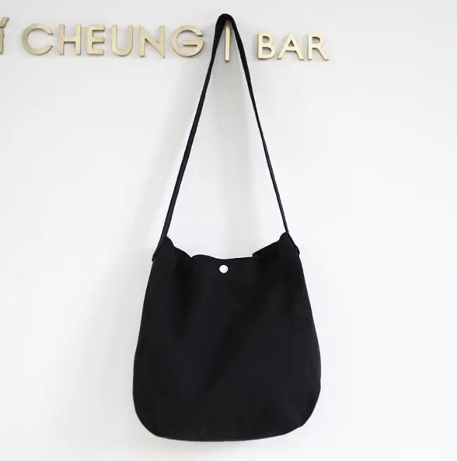 Vintage Canvas Messenger Bag Harajuku Student Shoulder Bag