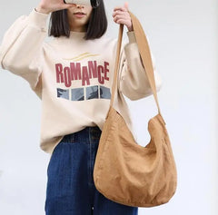 Vintage Canvas Messenger Bag Harajuku Student Shoulder Bag