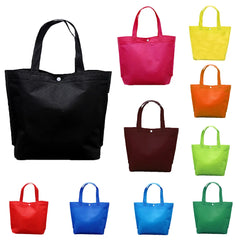 Canvas Cotton Shopper Bag Women Shoulder Tote Non-woven Eco-friendly Organizer