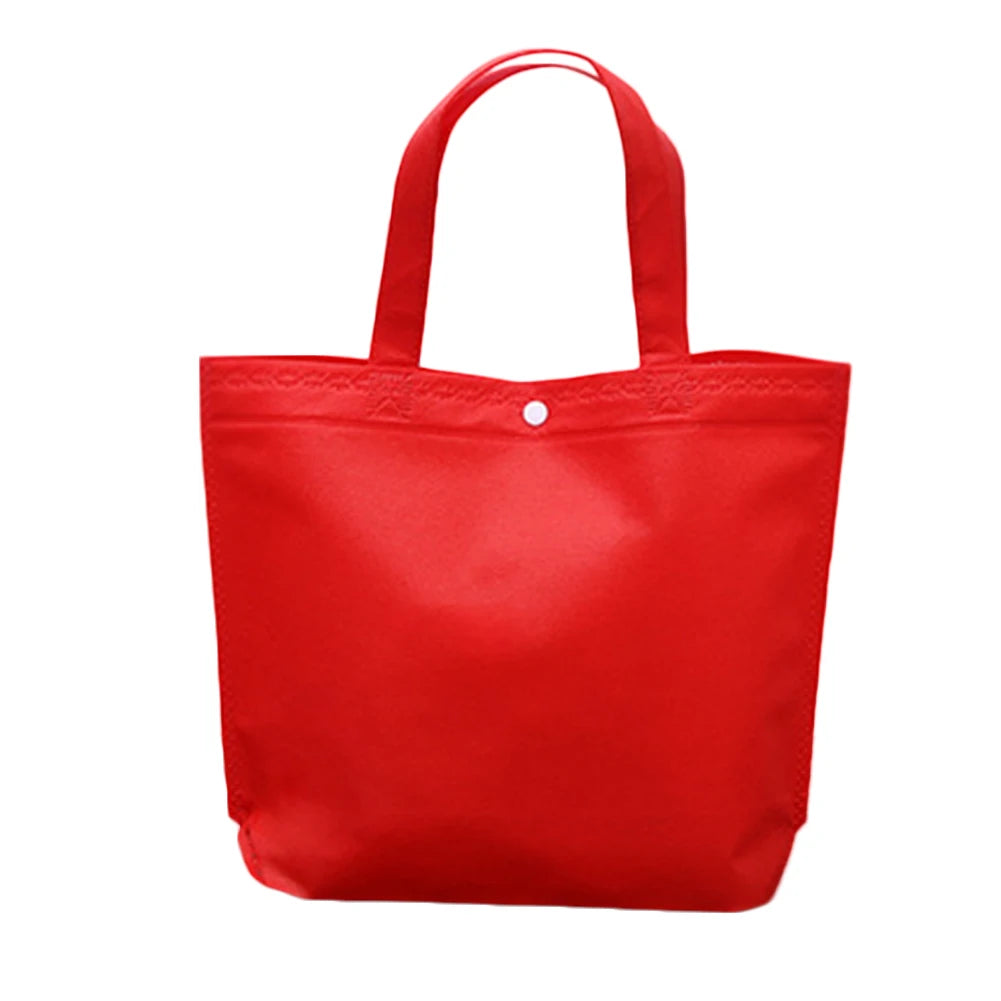 Canvas Cotton Shopper Bag Women Shoulder Tote Non-woven Eco-friendly Organizer