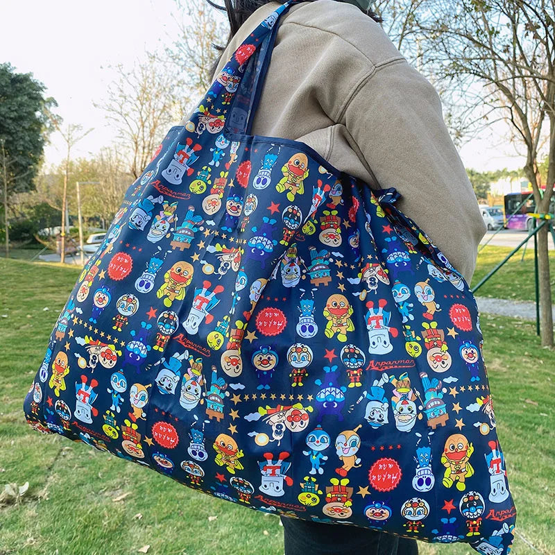 Eco-Friendly Foldable Washable Grocery Tote Bag 50lbs