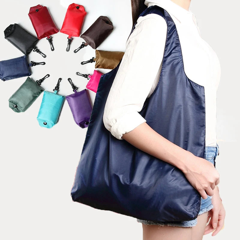 Reusable Grocery Bags Washable Foldable Shopping Tote Bags