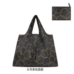 Reusable Shopping Bag Foldable Shoulder Bag Large 50 Pounds Travel Storage Bag