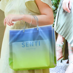 Reusable Transparent Shopping Bag Foldable Frosted Eco Bag Pp Waterproof