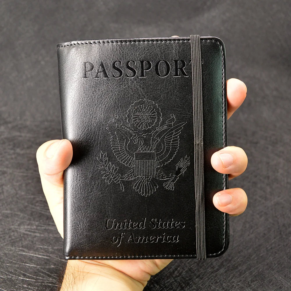 RFID Blocking Passport Cover for Women - US Passport Holder
