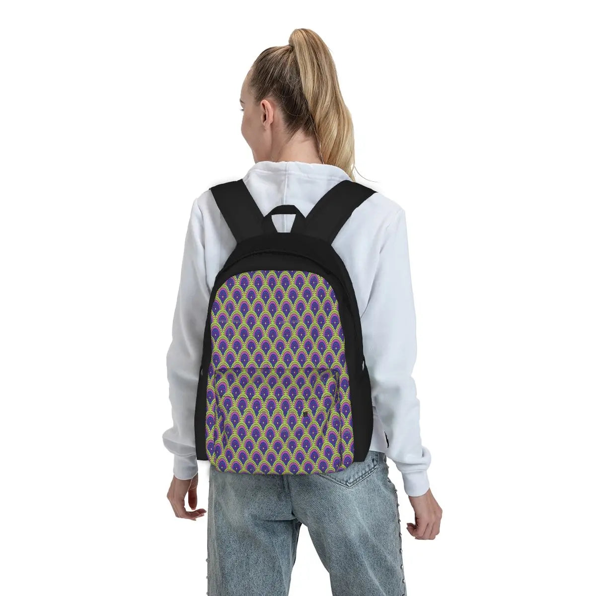 Rhapsody Of Nature Backpacks Retro Style Unisex Bag