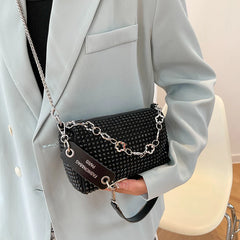 Rhinestone Diamond Chain Crossbdoy Bag Female Portable Small Handbag