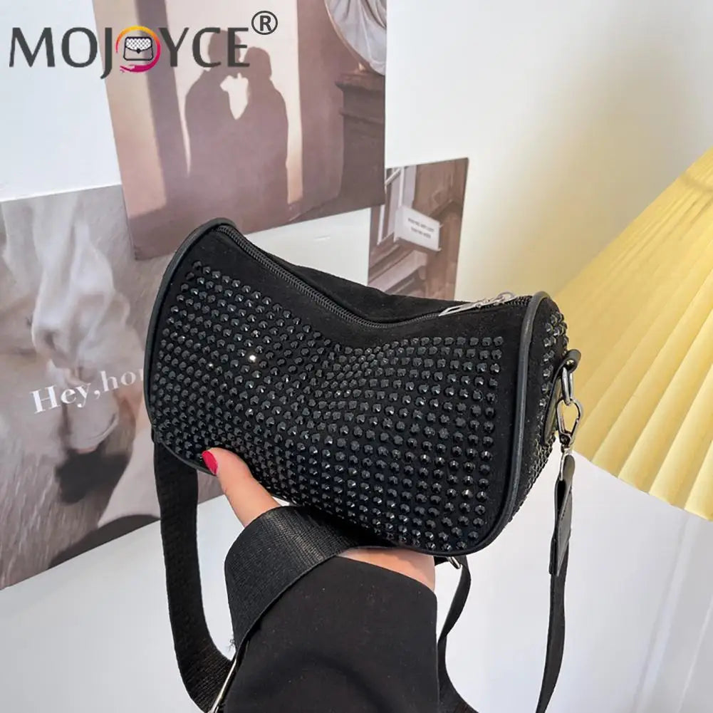 Rhinestone Crossbody Purse for Women