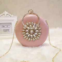 Crystal Chain Shoulder Handbag for Wedding