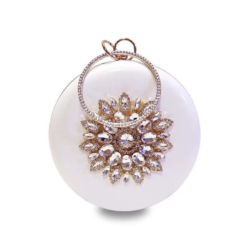Crystal Chain Shoulder Handbag for Wedding