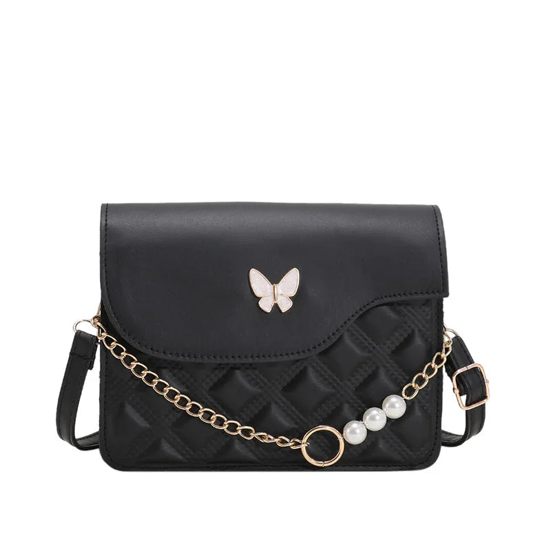 Rhombus Solid Handbag Retro Messenger Bag Casual Shoulder Small Square Bag