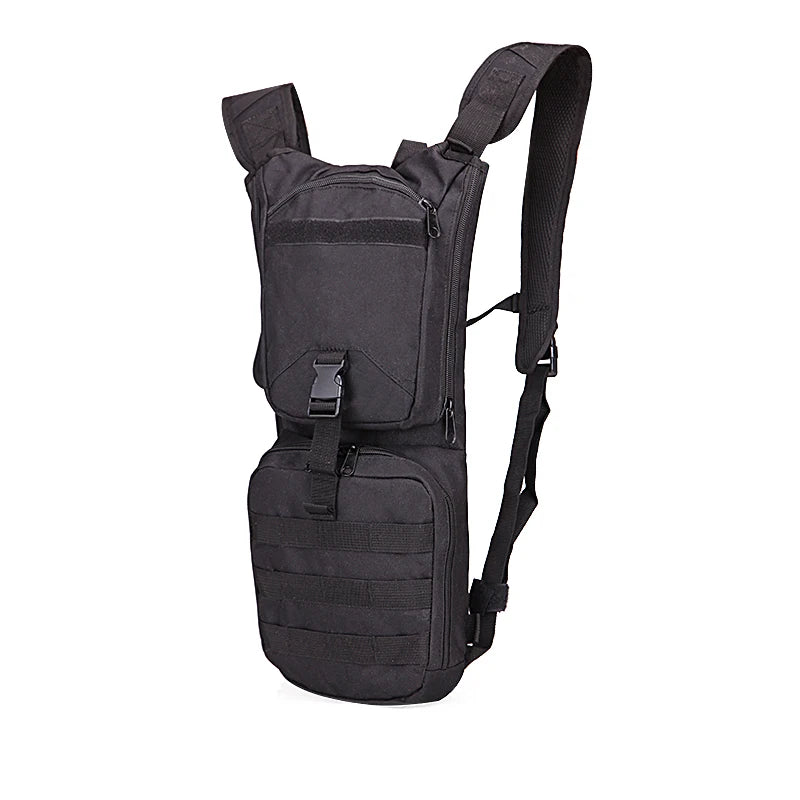 Khaki Hiking Backpack Set with 2.5L Water Bladders