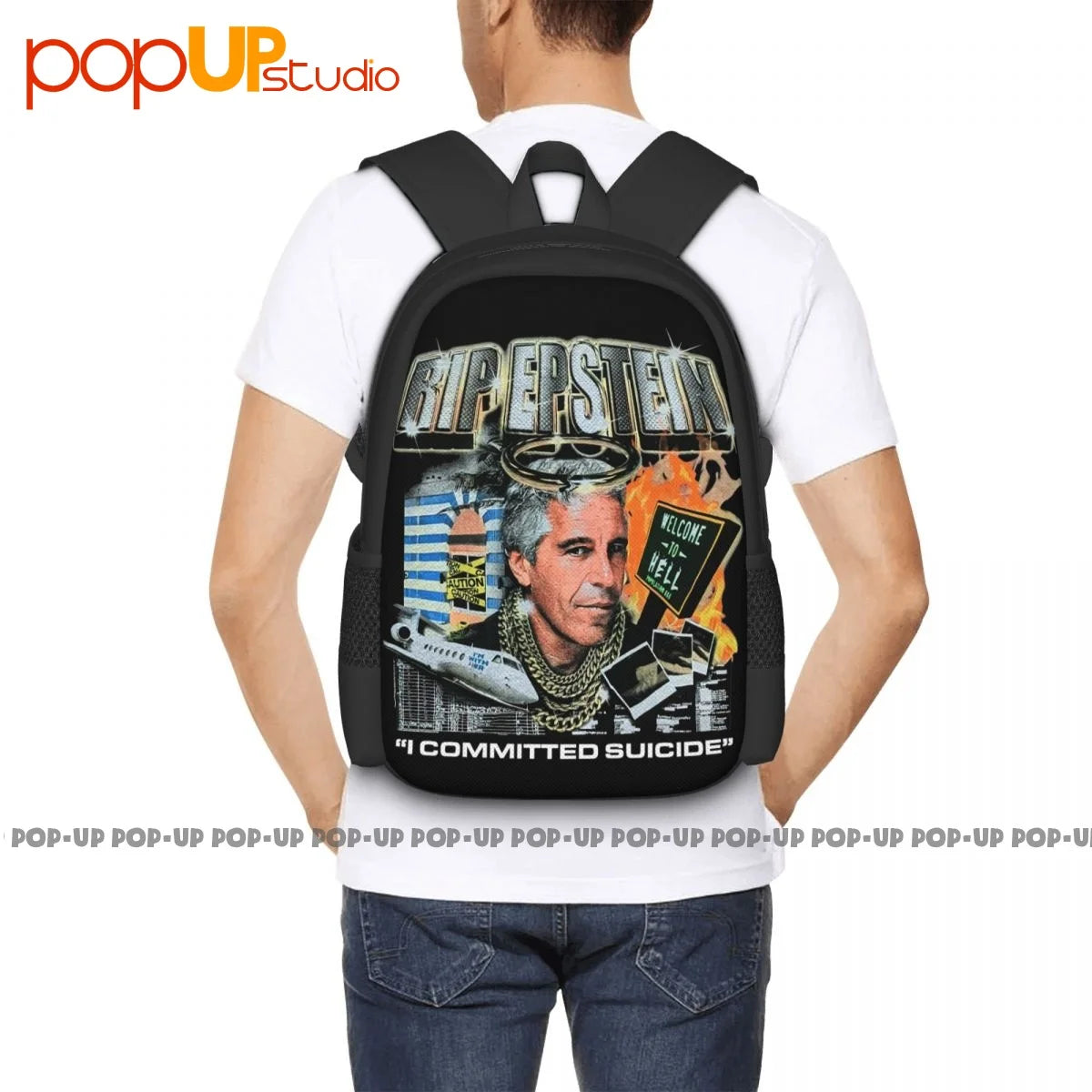 Suicideboys Tour Backpack Large Capacity Bookbag Clothes Backpacks