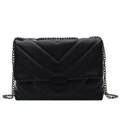 Rivet Chain Crossbody Bag for Women Small Shoulder Handbag