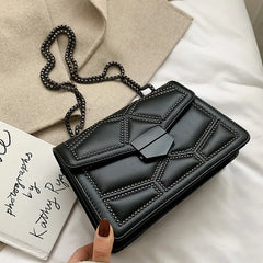 Rivet Chain Crossbody Bag for Women Shoulder Bag Lady Small Handbag