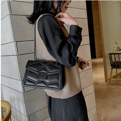 Rivet Chain Crossbody Bag for Women Shoulder Bag Lady Small Handbag