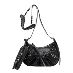 Rivets Armpit Shoulder Bag 2 Pcs/set