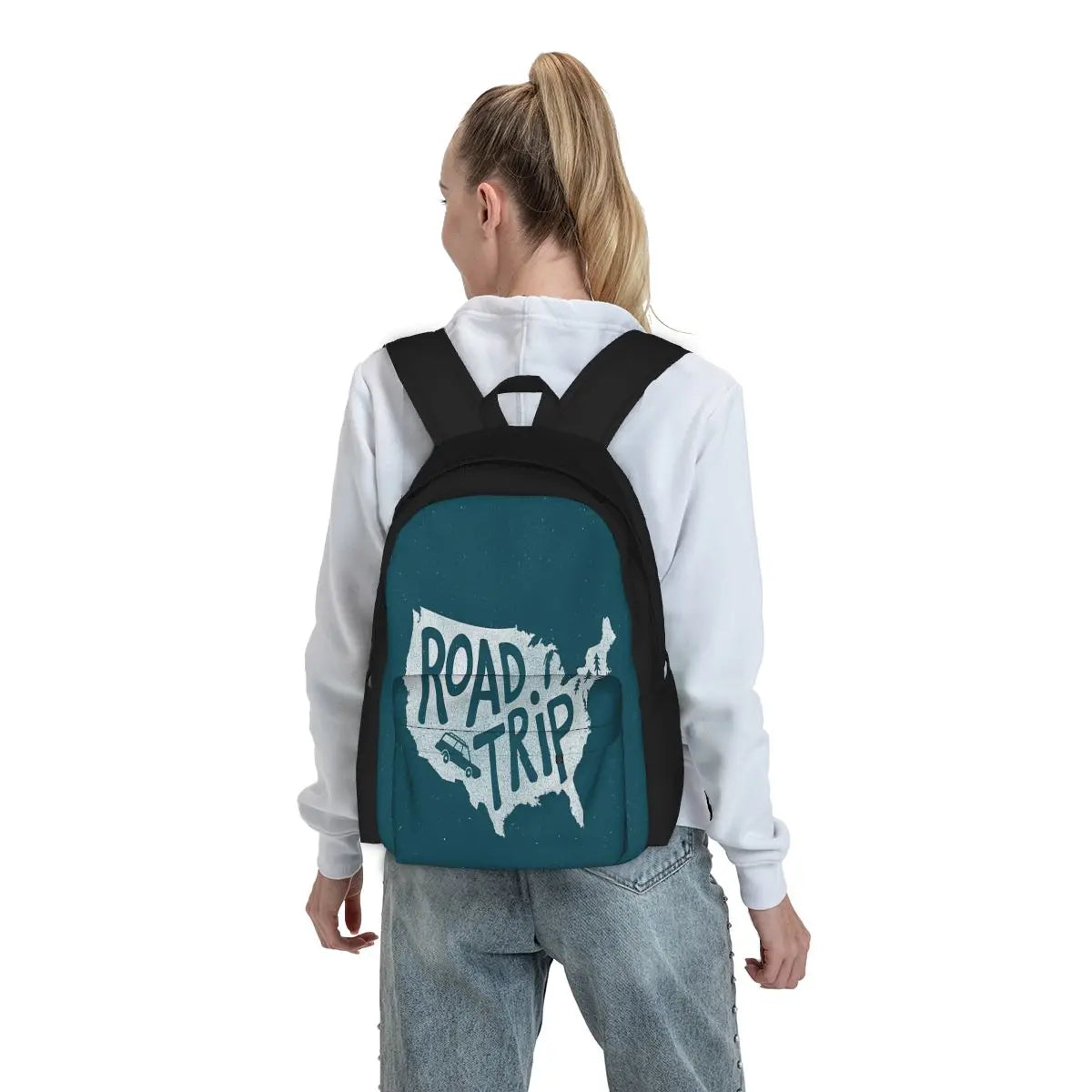 Road Trip Backpacks Men's & Women's Kids Backpack Zip Pockets