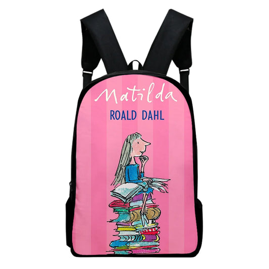 Matilda the Musical Movie Backpack School Bag Adult Kids Unisex Daypack