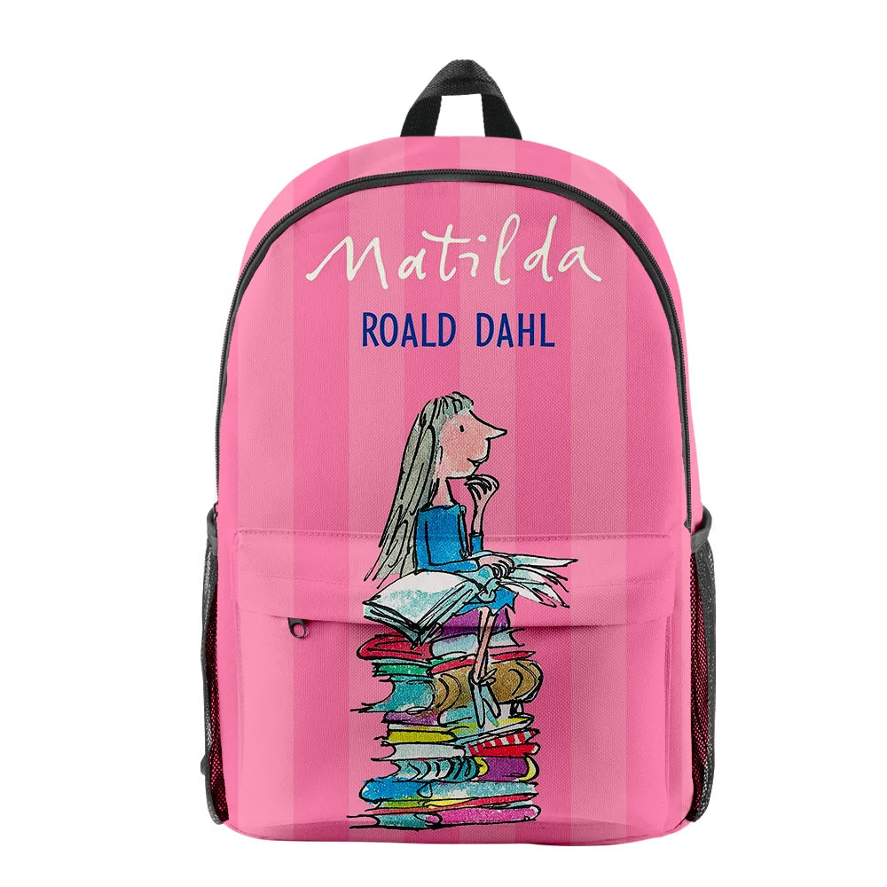 Matilda Musical Movie Backpack Student School Bag
