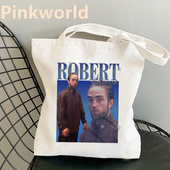 Robert Pattinson Standing Meme Print Shopper Bag