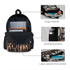 Robert Sheehan Men's Backpack with Zip Pockets