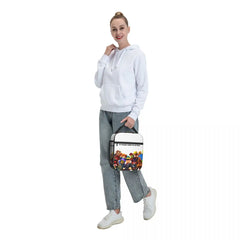 Robloxs Play Games Lunch Box Insulated Bag Leakproof Cooler for School Children